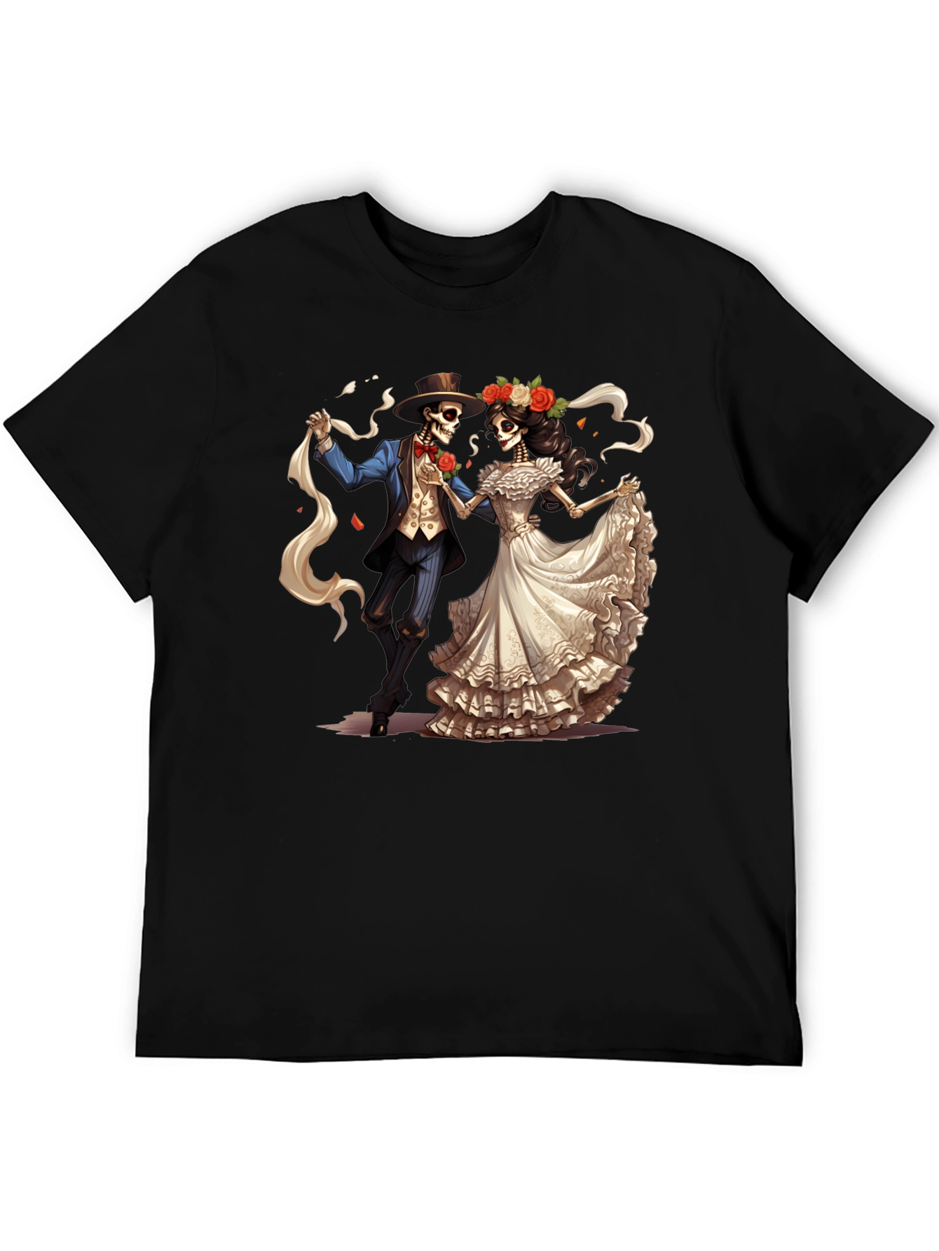 Dancing Skeletons Graphic Tee - Day of the Dead