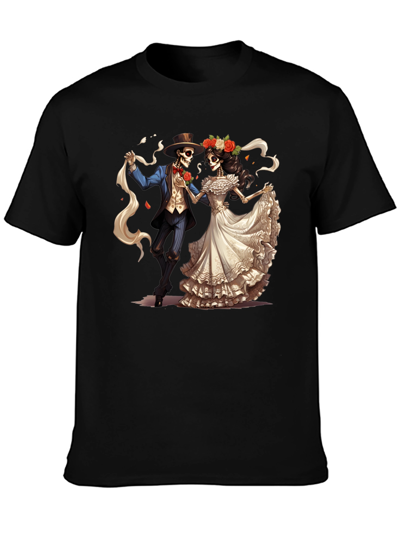 Dancing Skeletons Graphic Tee - Day of the Dead
