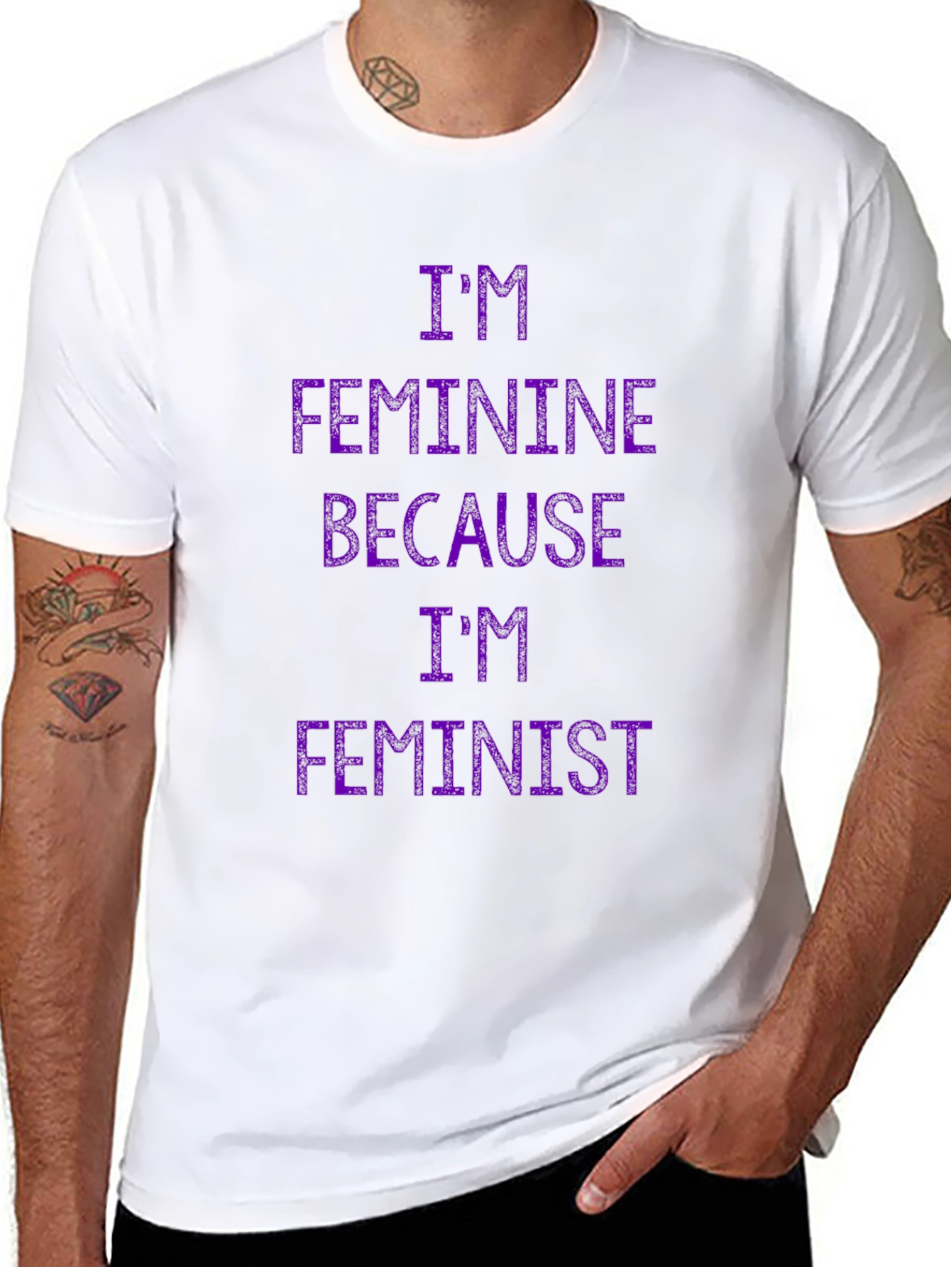 Feminist Statement Tee - Im Feminine