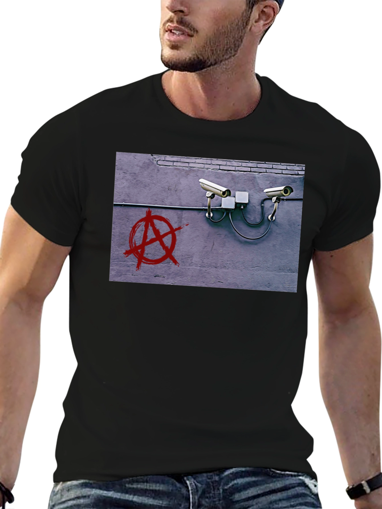 Anarchy Surveillance Tee - Street Style