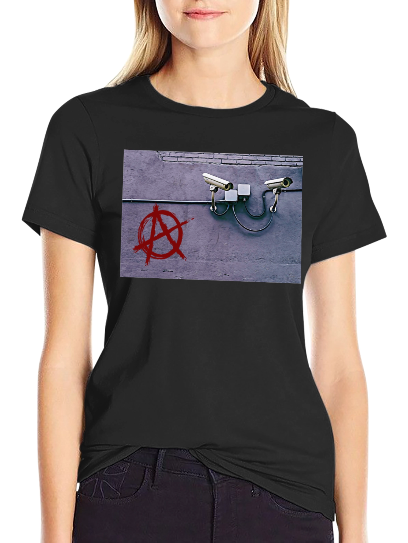 Anarchy Surveillance Tee - Street Style