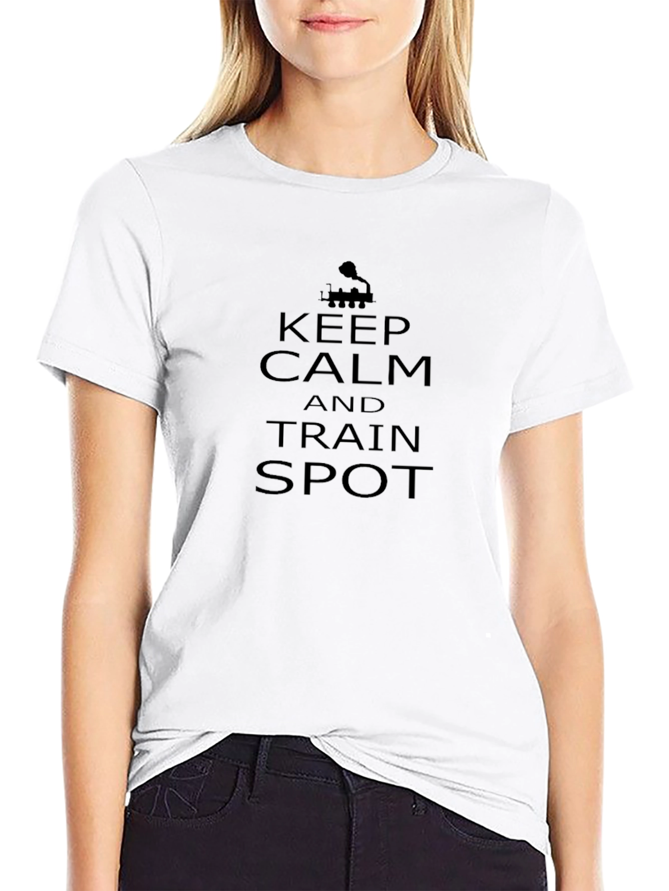 Keep Calm Train Spot T-Shirt