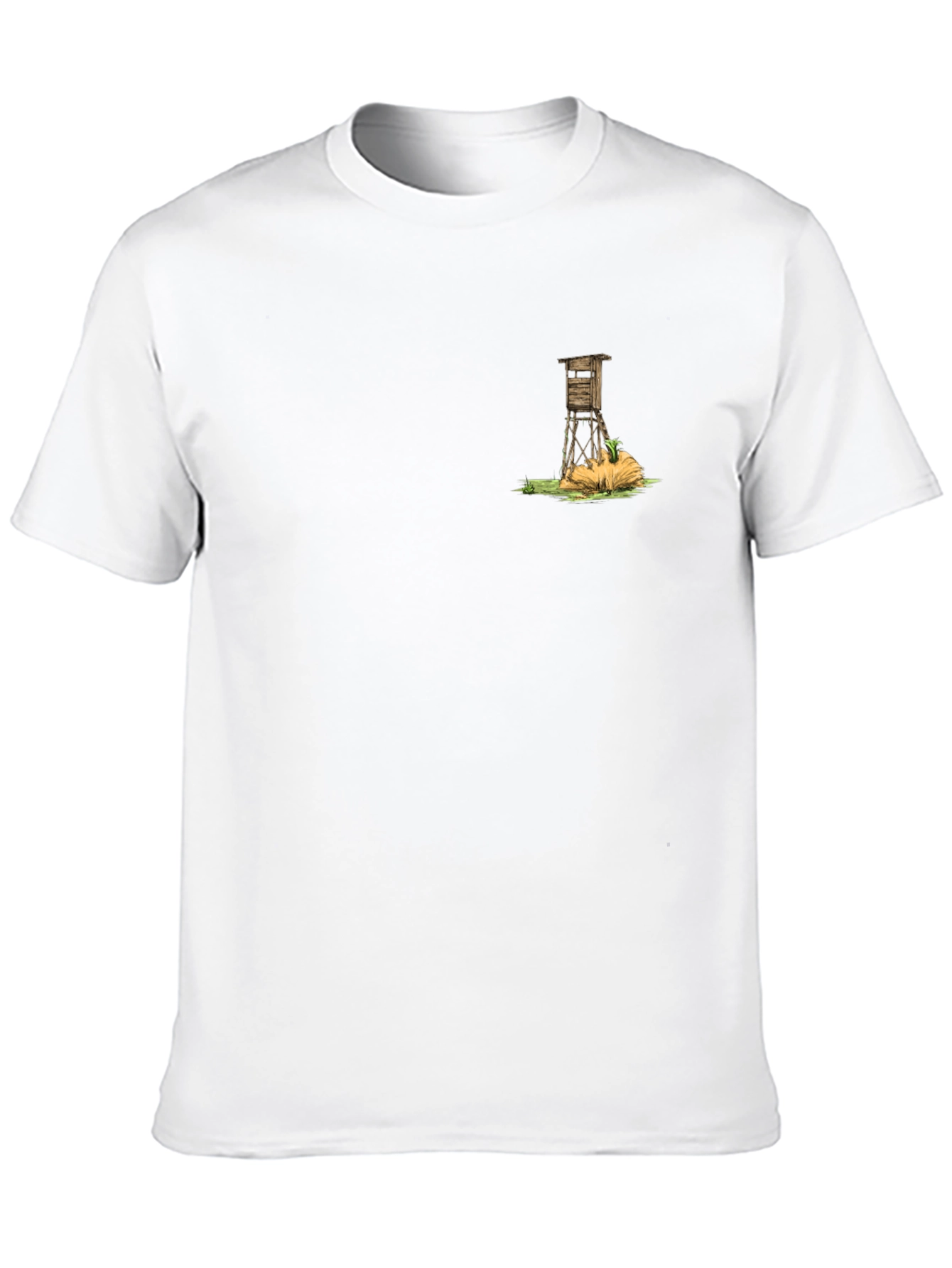 Hunting Stand Graphic Tee - Black Casual Comfort