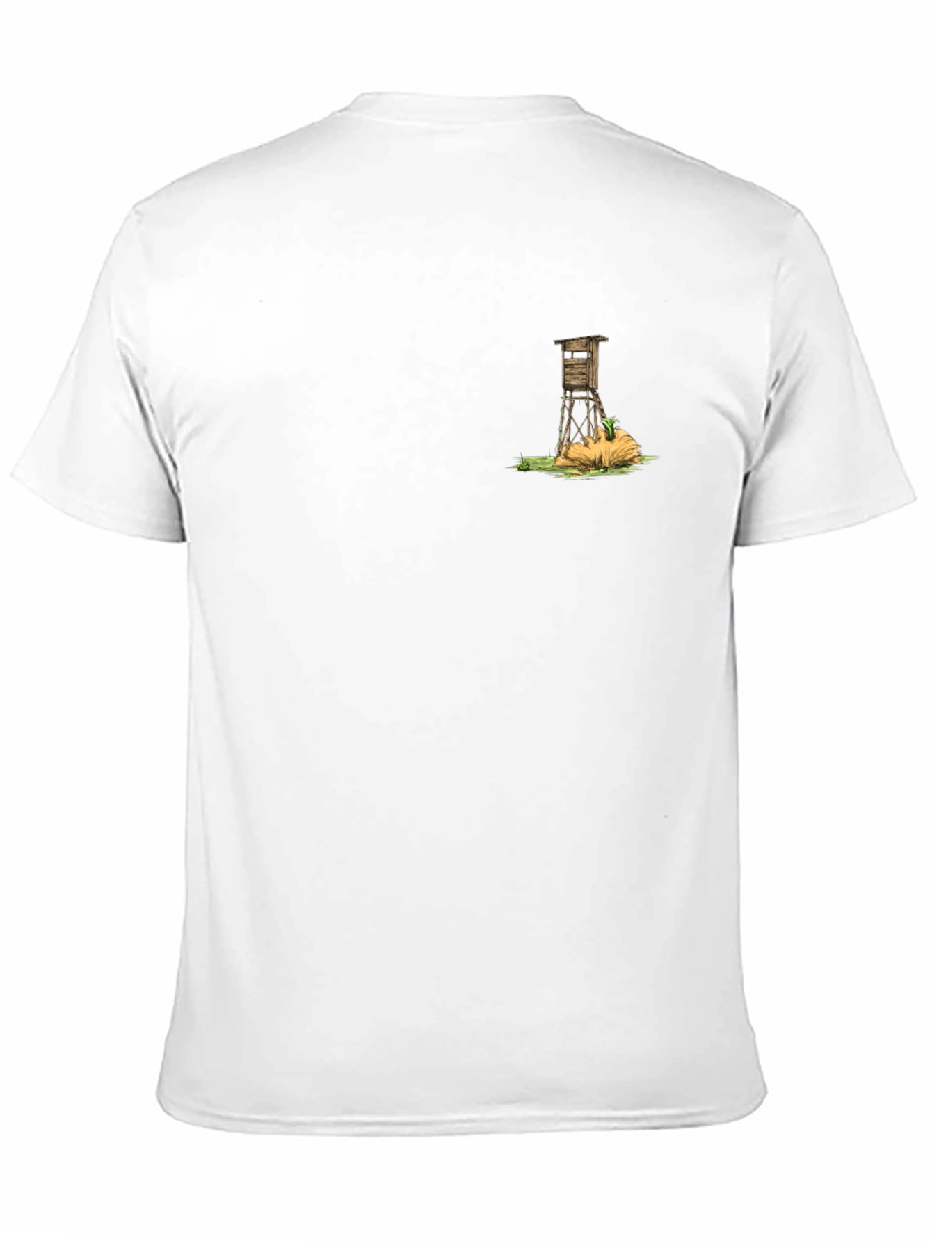 Hunting Stand Graphic Tee - Black Casual Comfort
