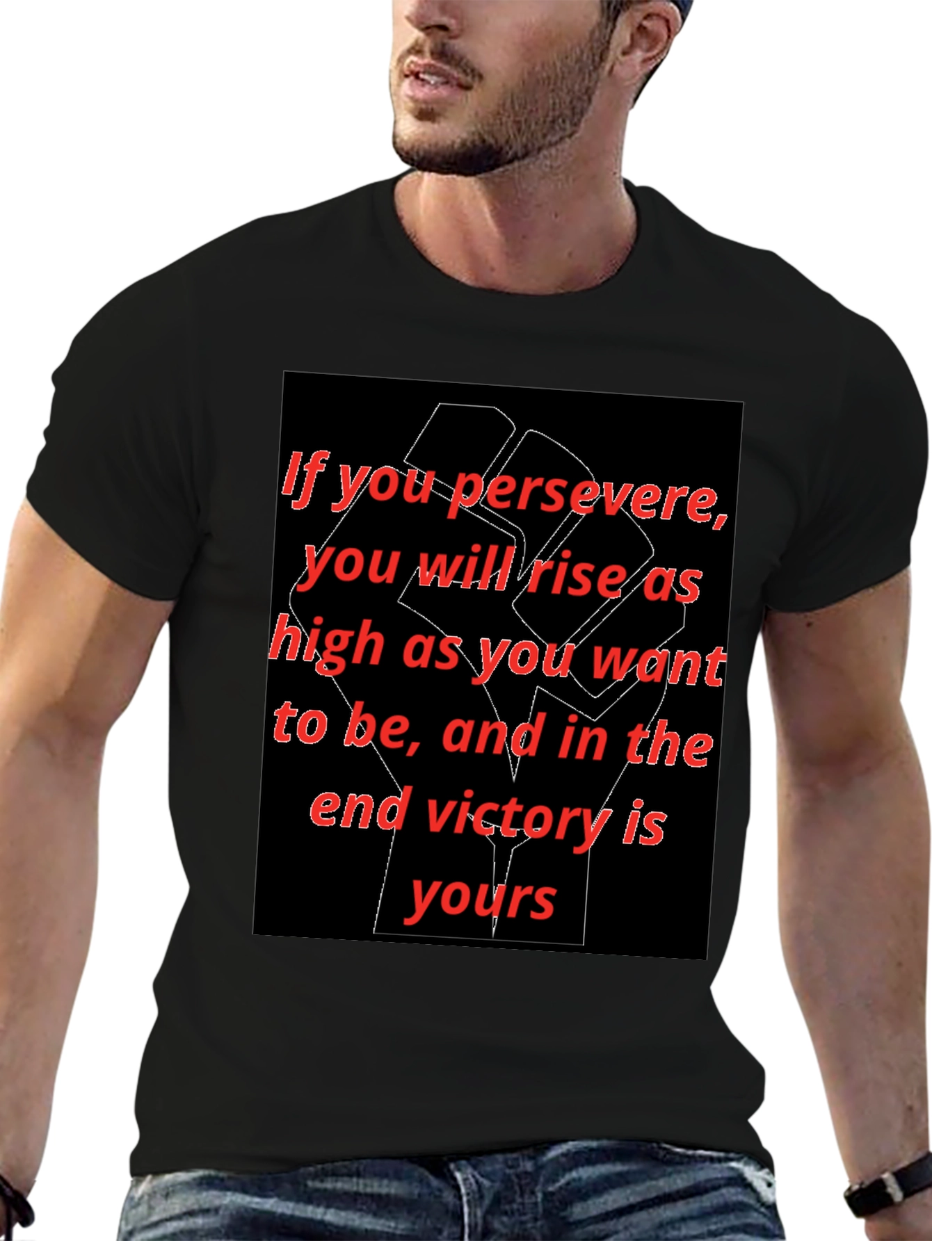 Motivational Graphic Tee - Persevere