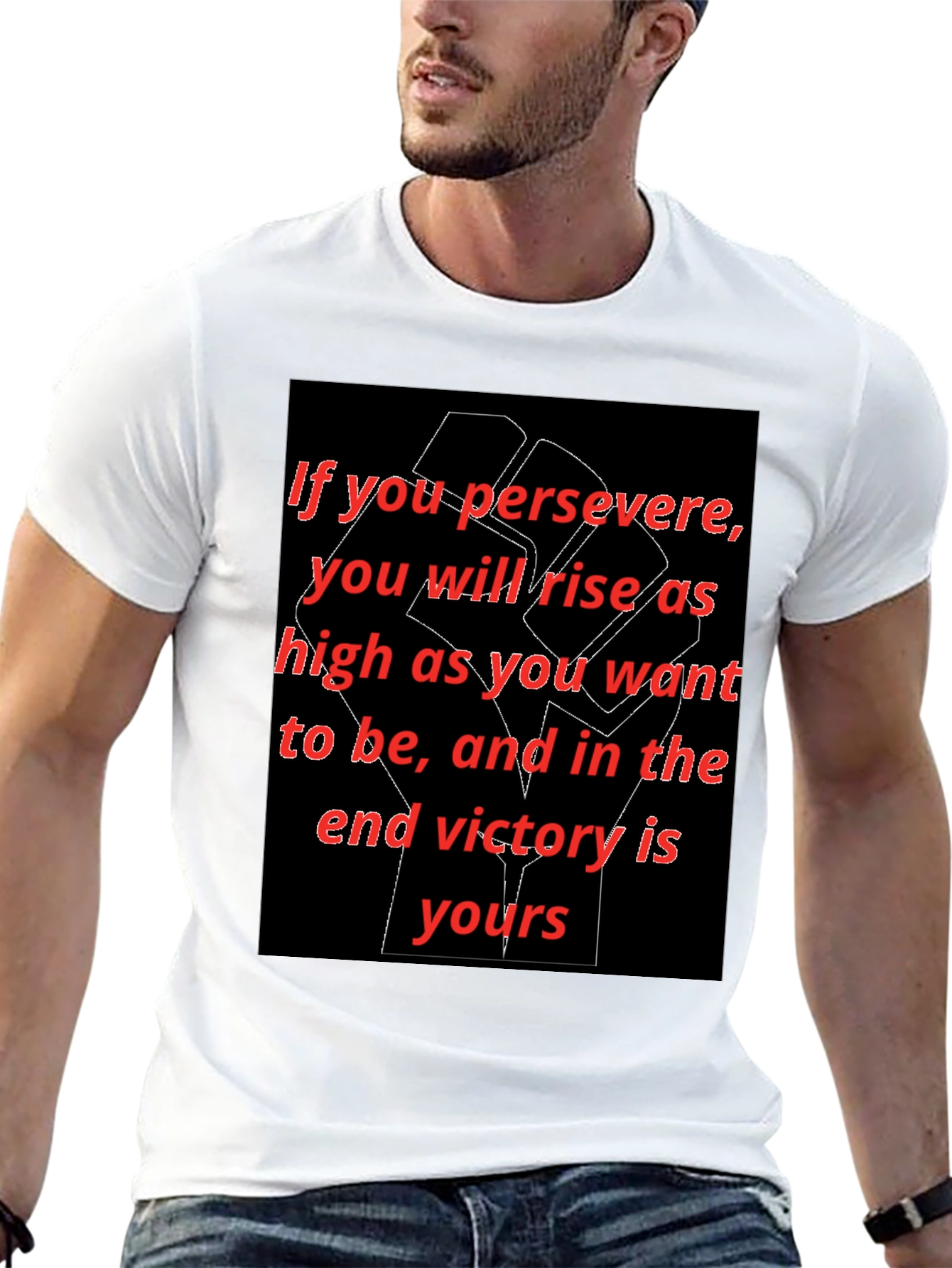 Motivational Graphic Tee - Persevere