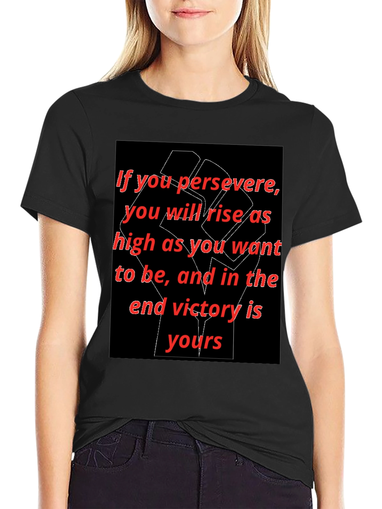 Motivational Graphic Tee - Persevere