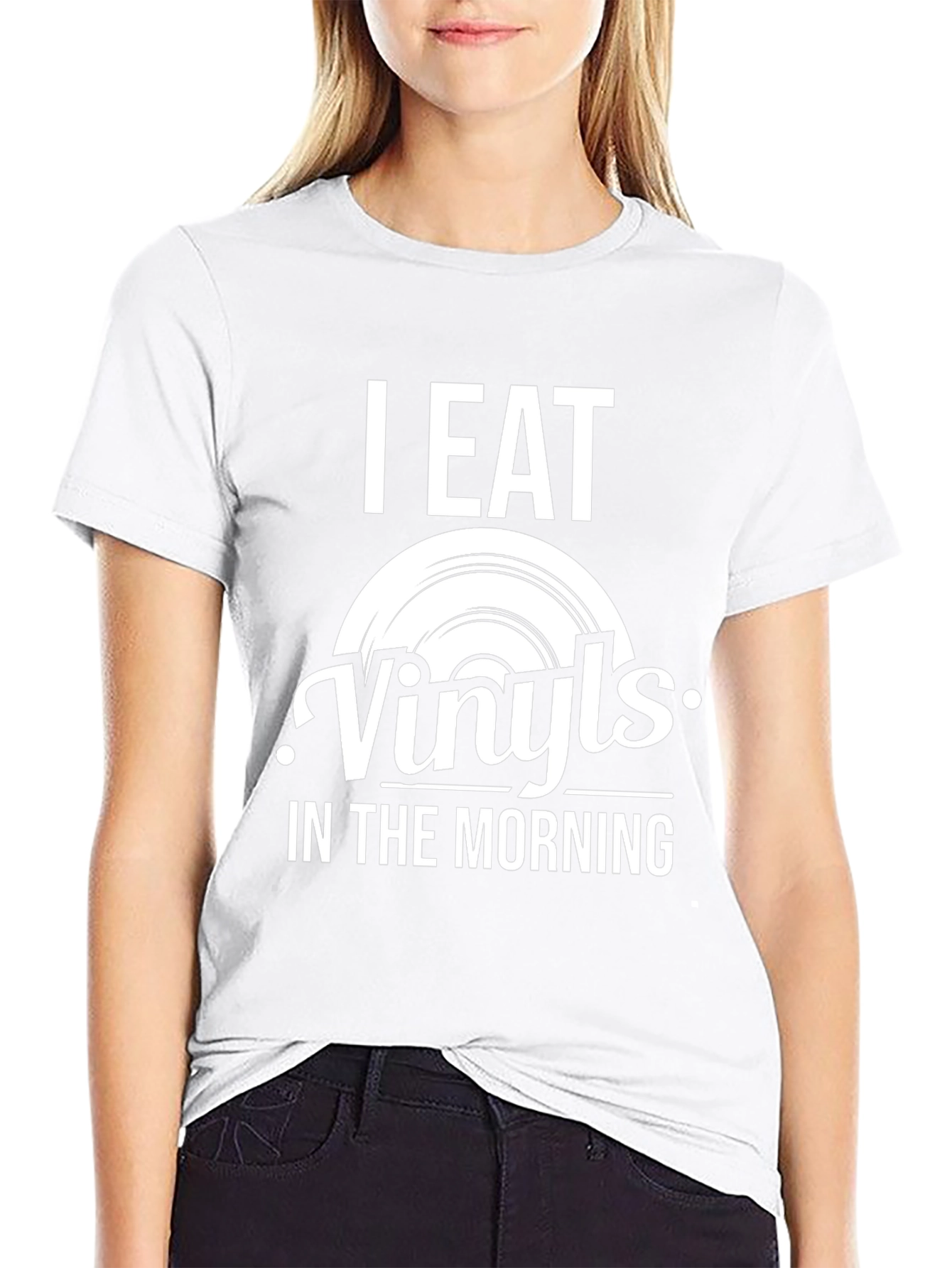 I Eat Vinyls T-Shirt - Music Lover Graphic Tee