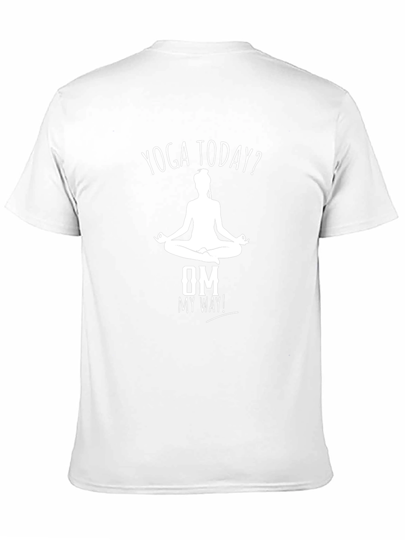 Yoga Today? Om My Way! Black Graphic Tee
