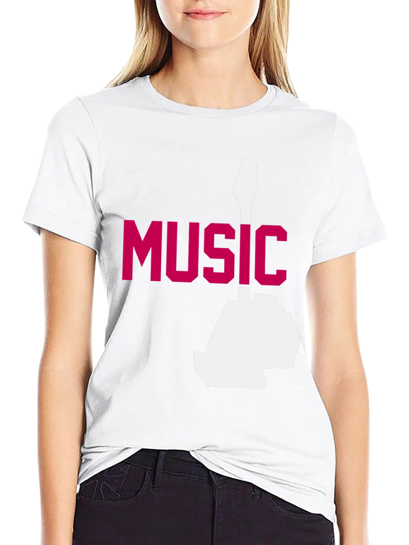 Music Guitar Graphic T-Shirt