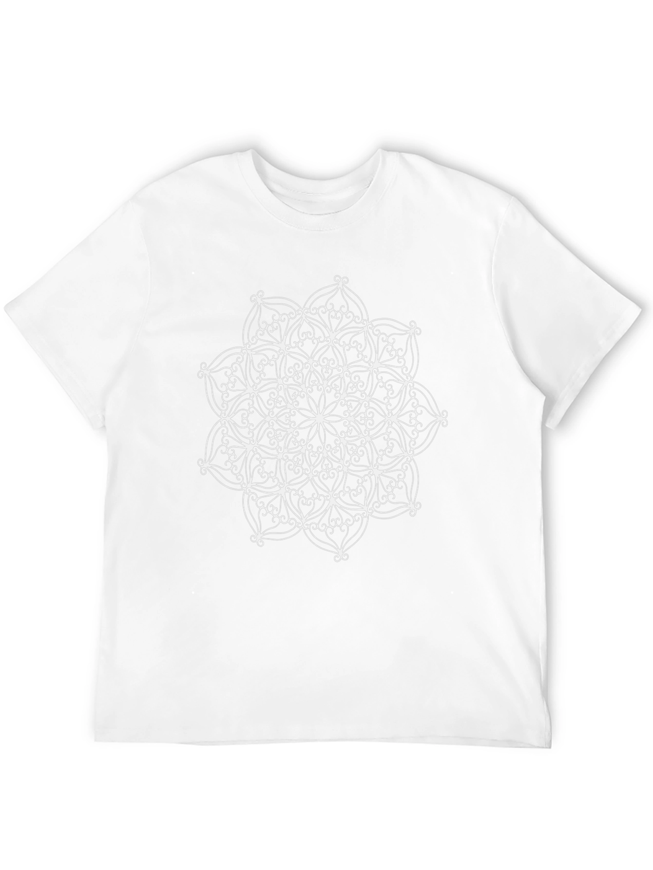 Mandala Design Black T-Shirt