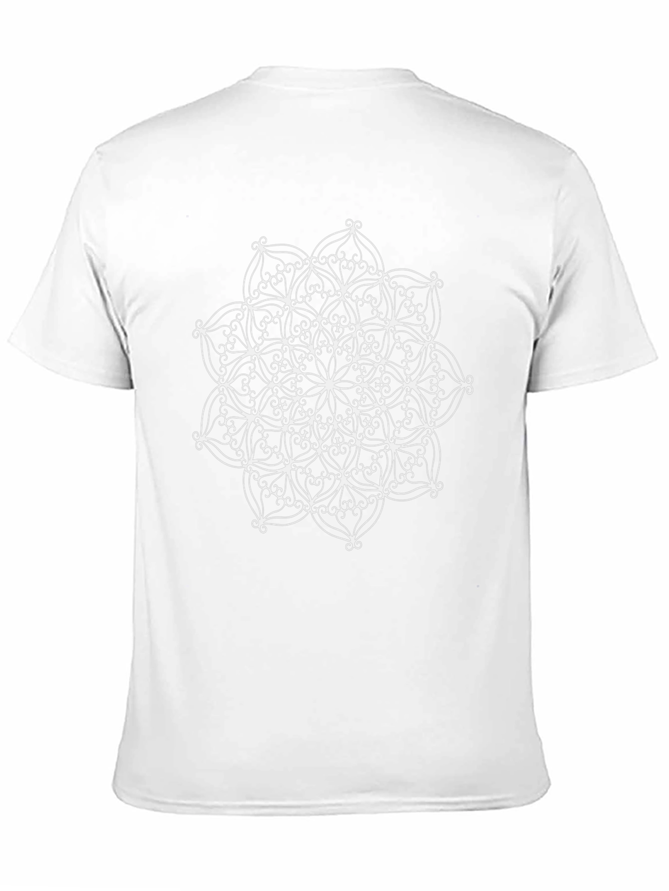 Mandala Design Black T-Shirt