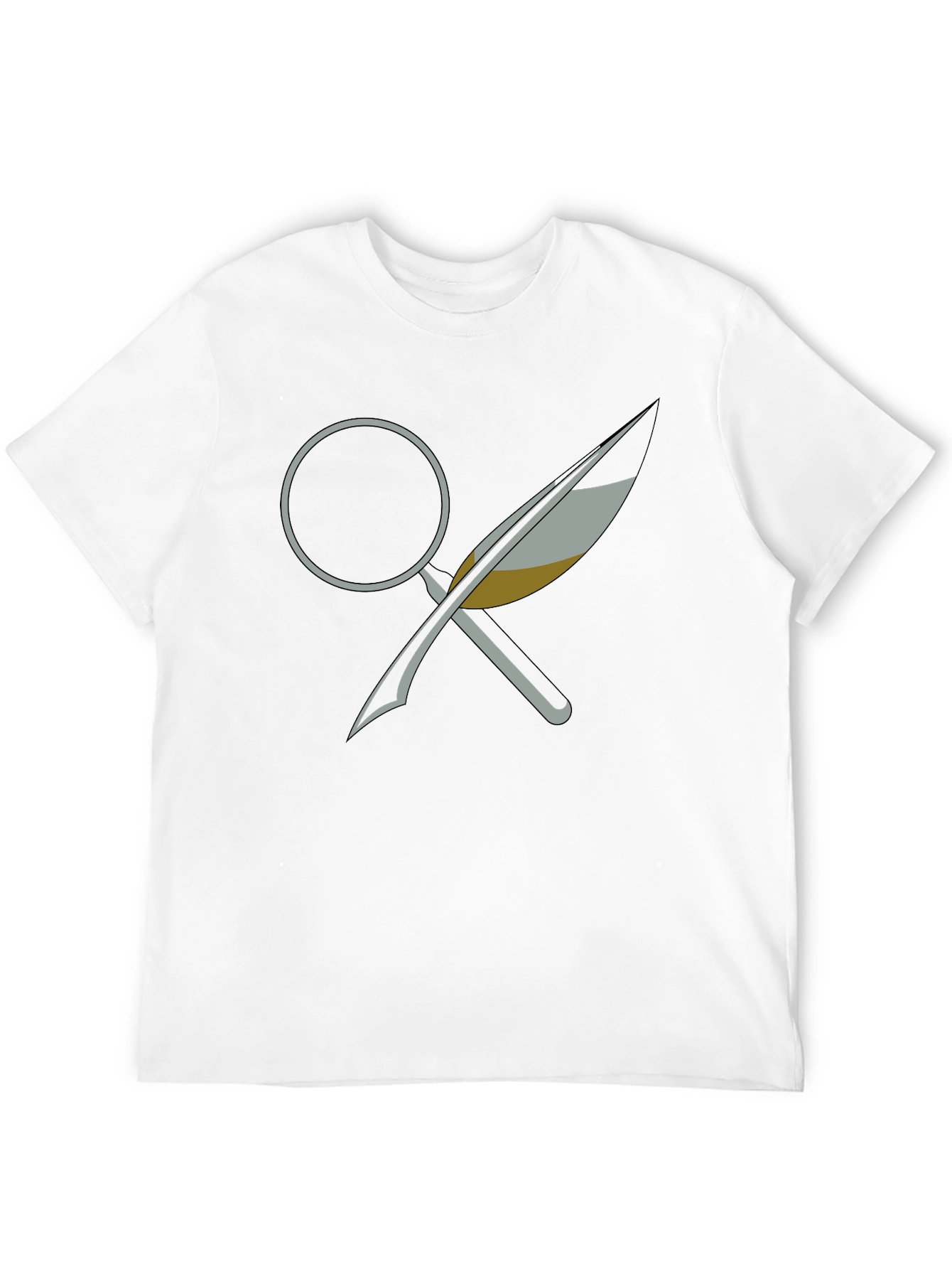 Detective Pen & Magnifying Glass Graphic Tee