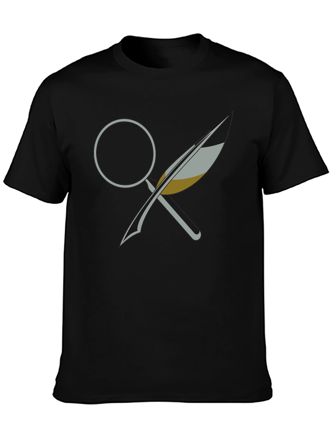 Detective Pen & Magnifying Glass Graphic Tee
