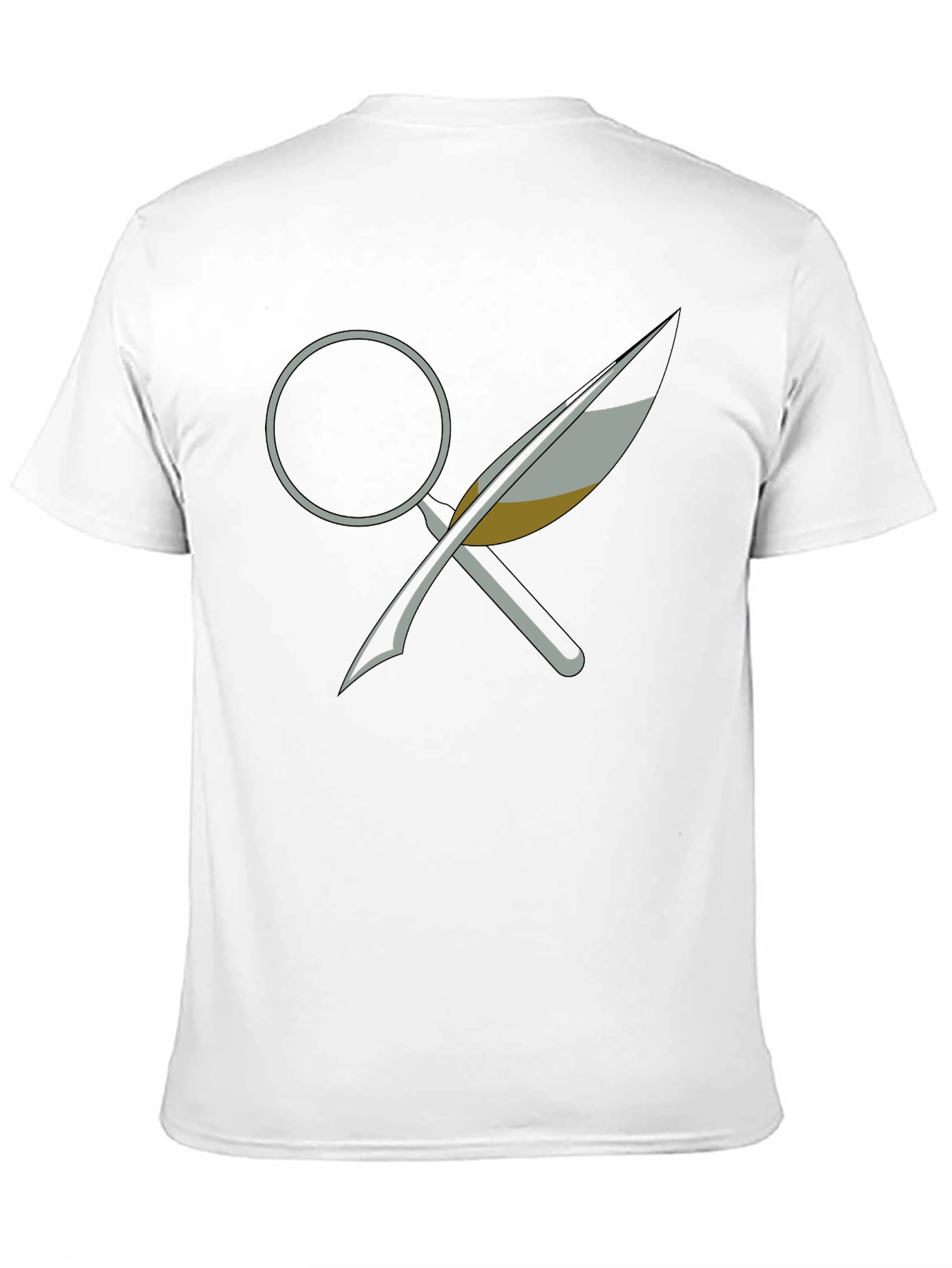 Detective Pen & Magnifying Glass Graphic Tee
