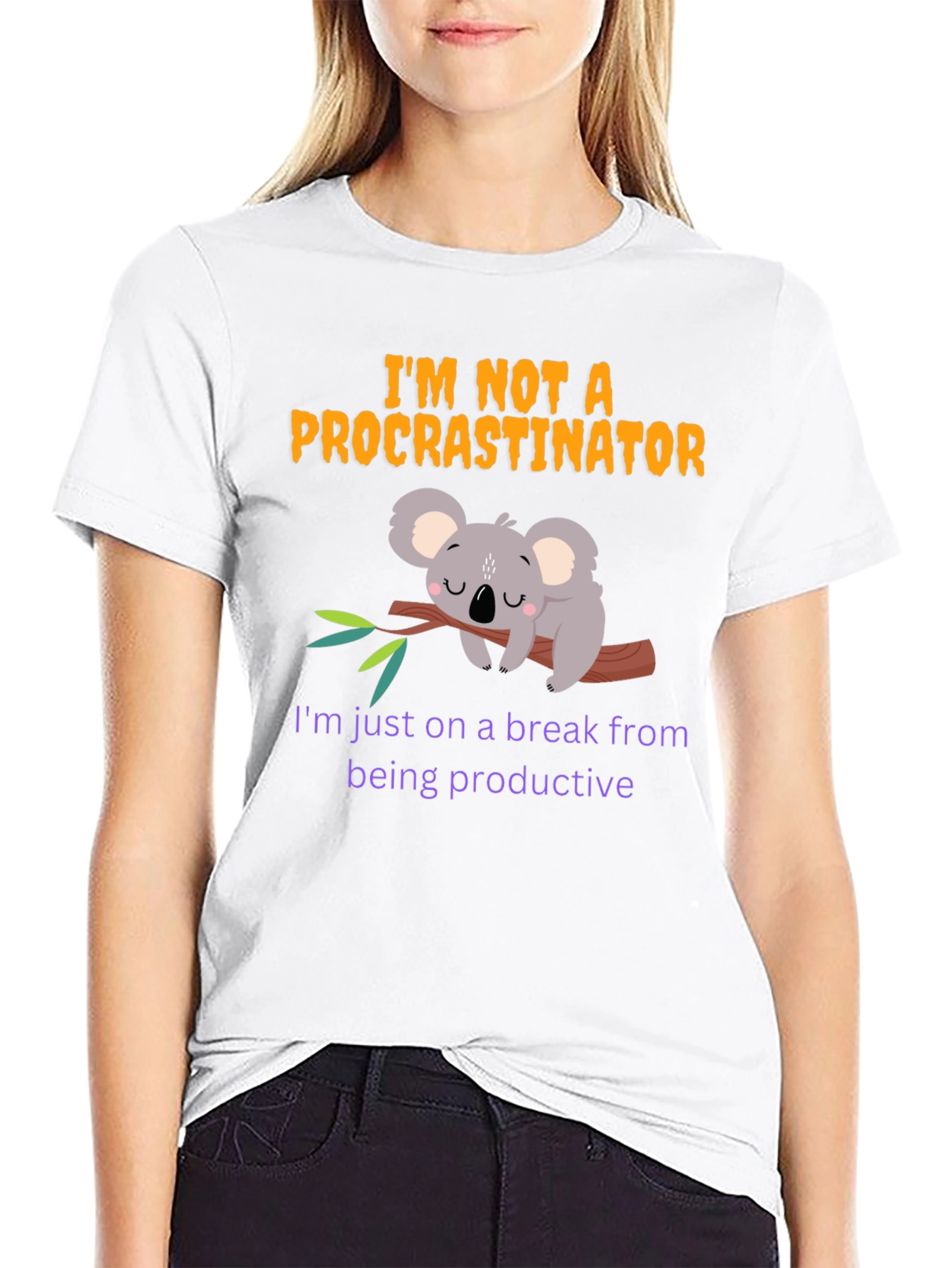 Funny Procrastinator Koala T-Shirt