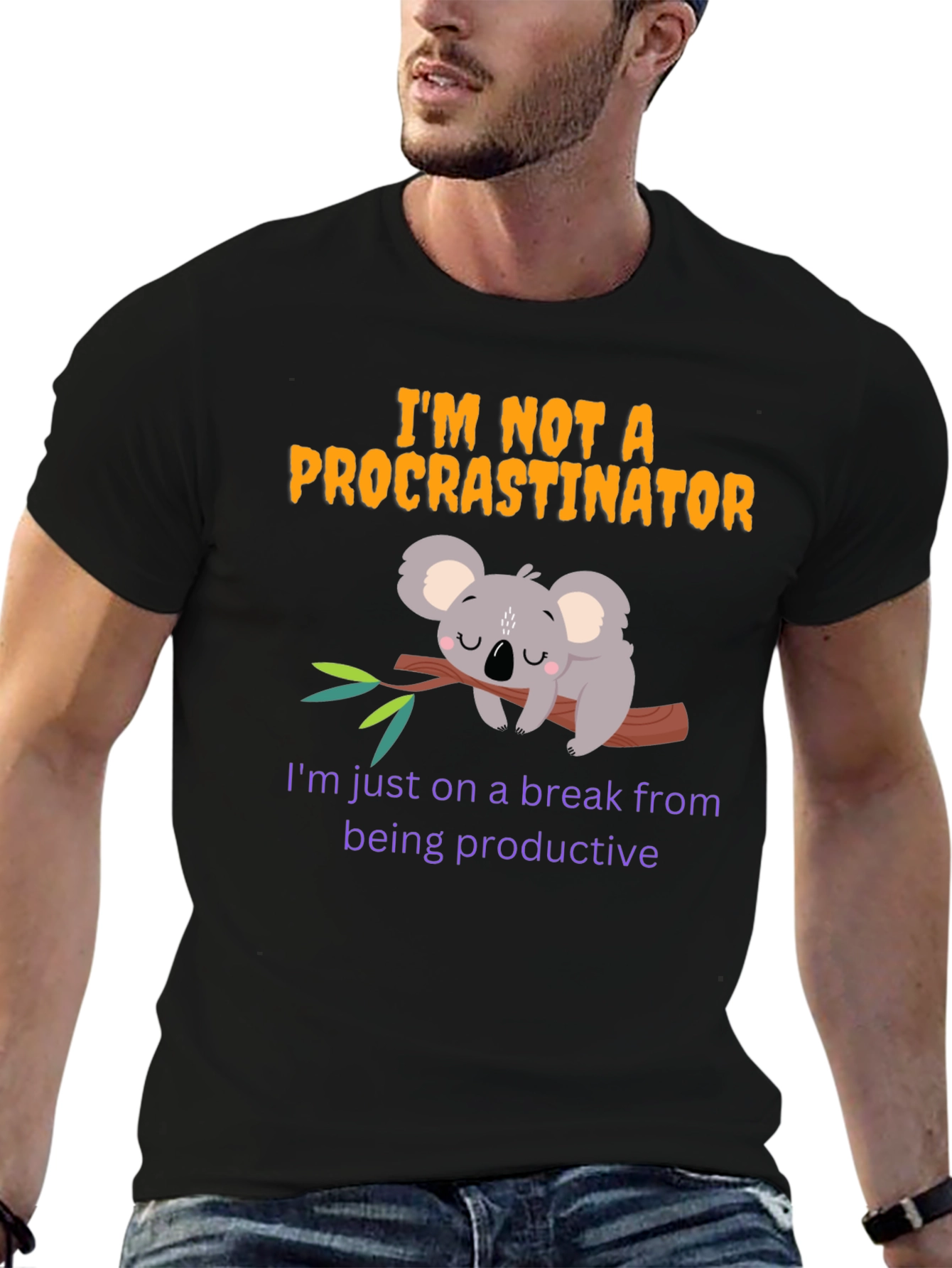 Funny Procrastinator Koala T-Shirt