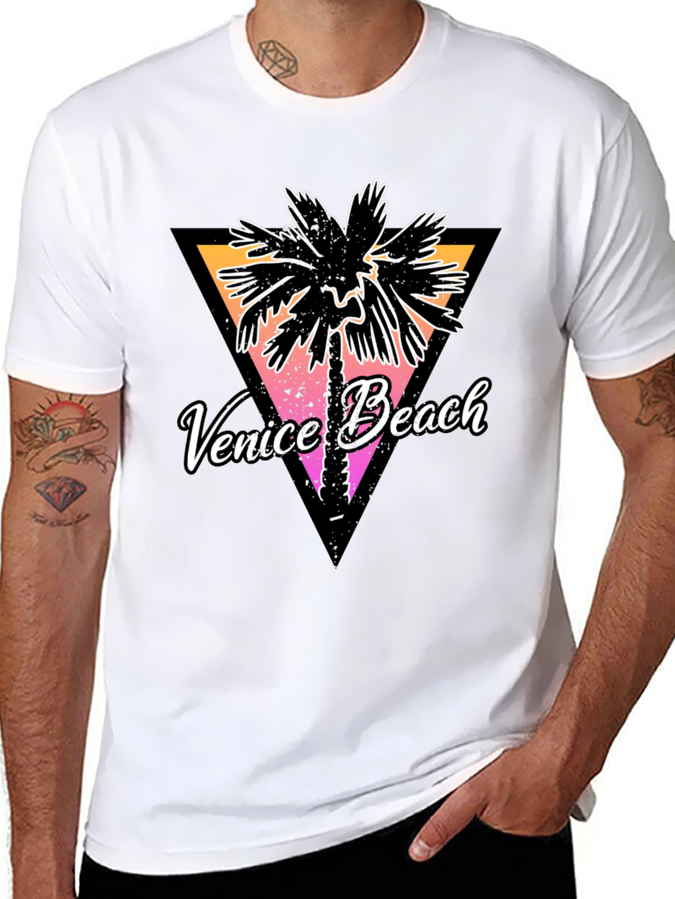 Venice Beach Palm Tree Graphic Tee