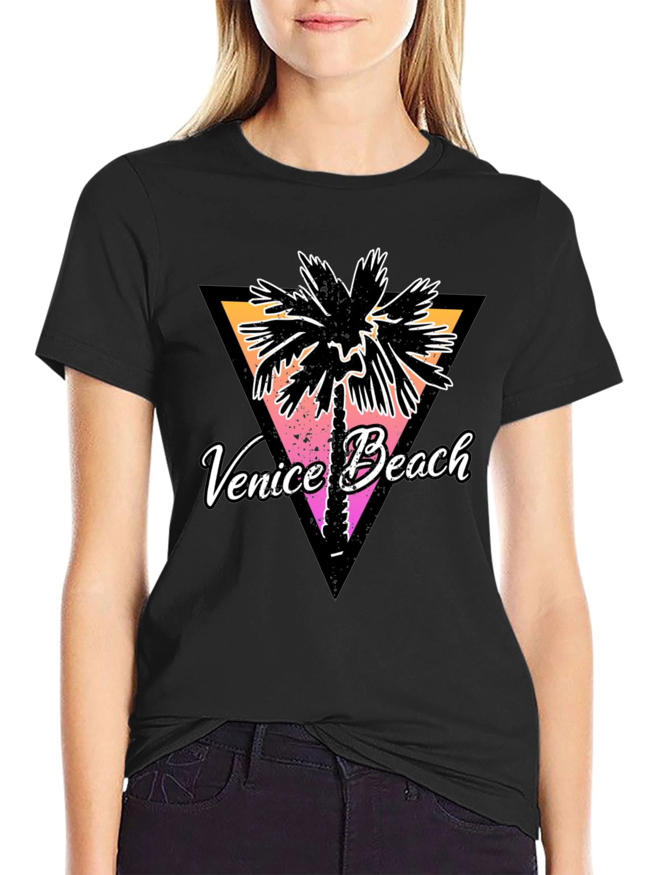 Venice Beach Palm Tree Graphic Tee