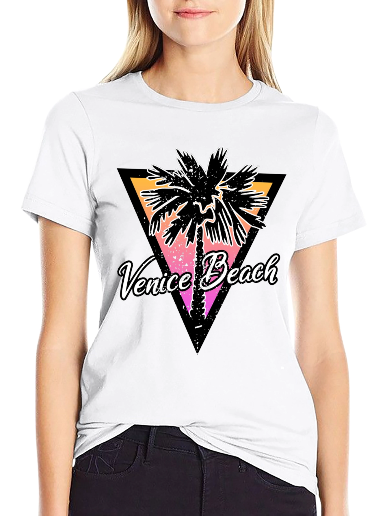 Venice Beach Palm Tree Graphic Tee