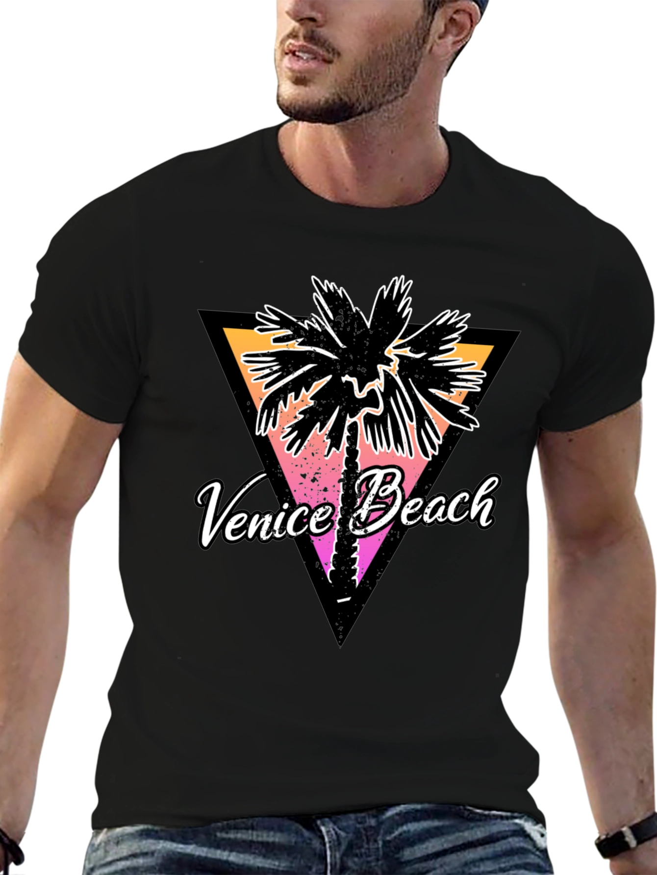Venice Beach Palm Tree Graphic Tee