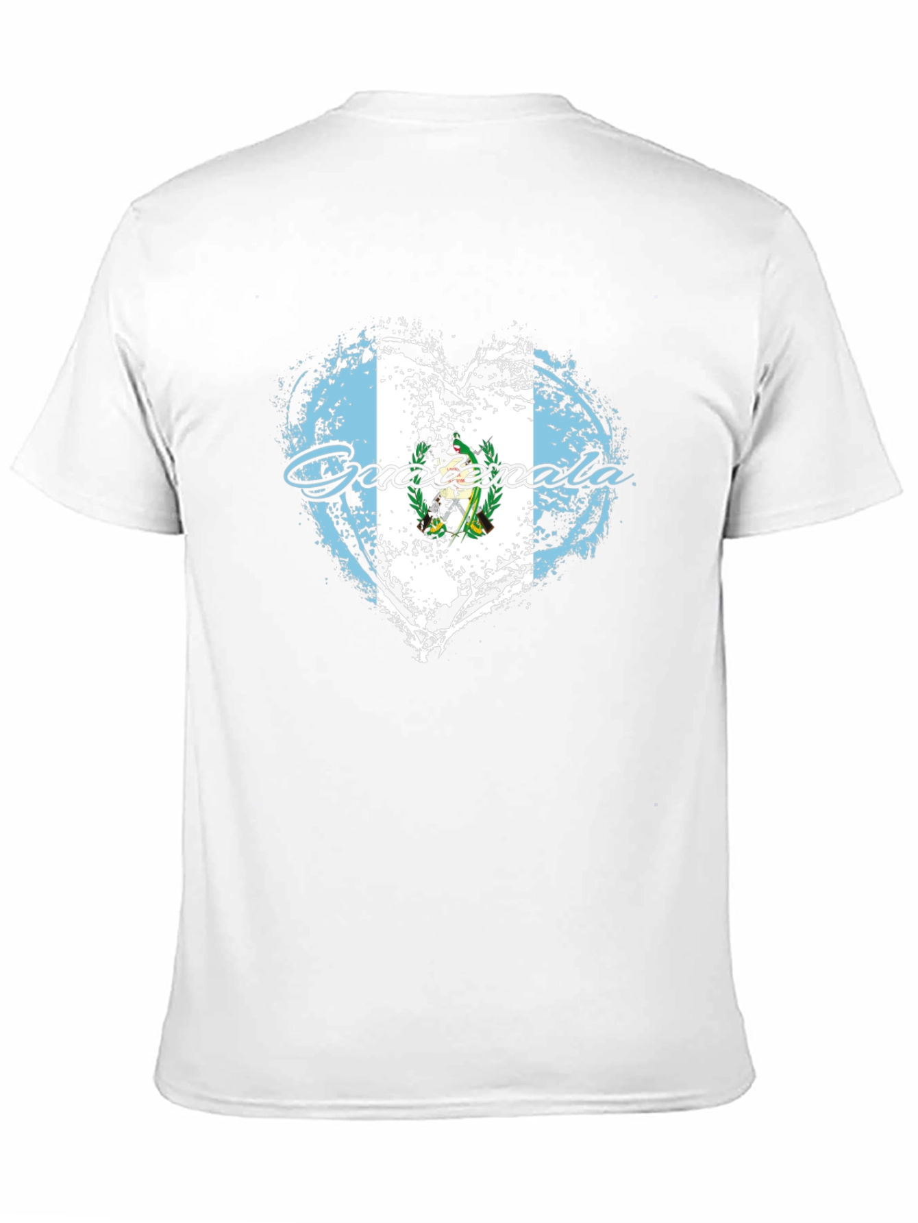 Guatemala Flag Heart T-Shirt