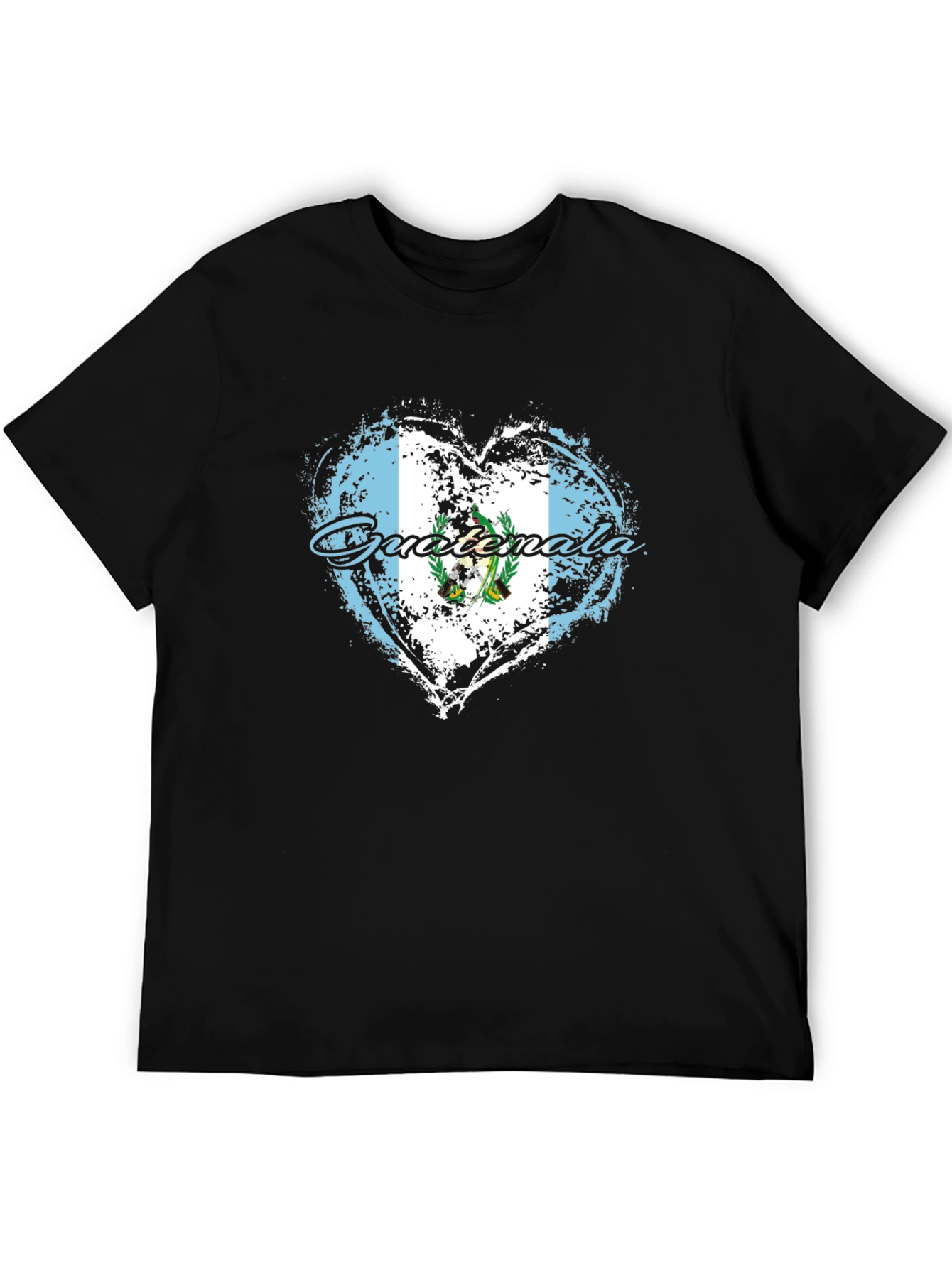 Guatemala Flag Heart T-Shirt