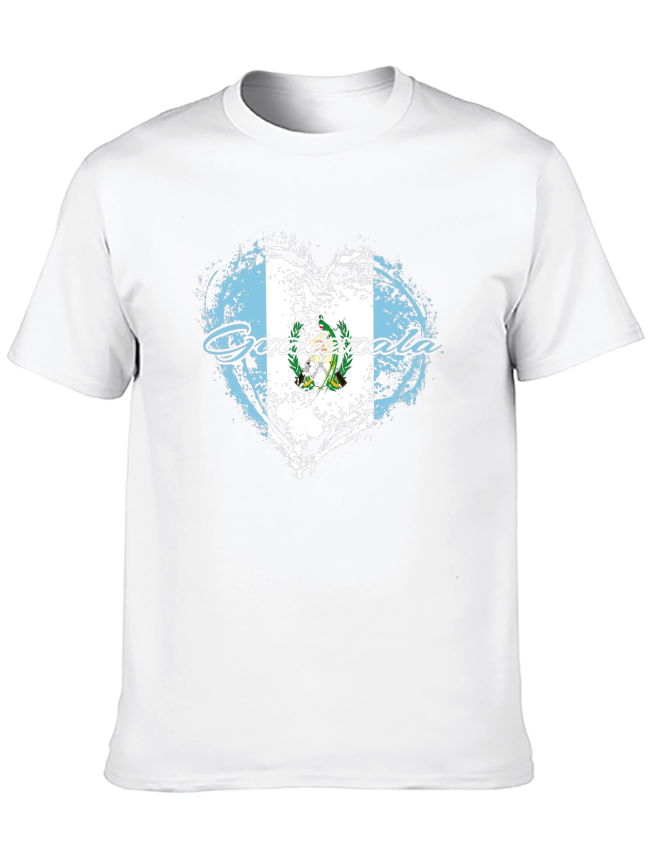 Guatemala Flag Heart T-Shirt