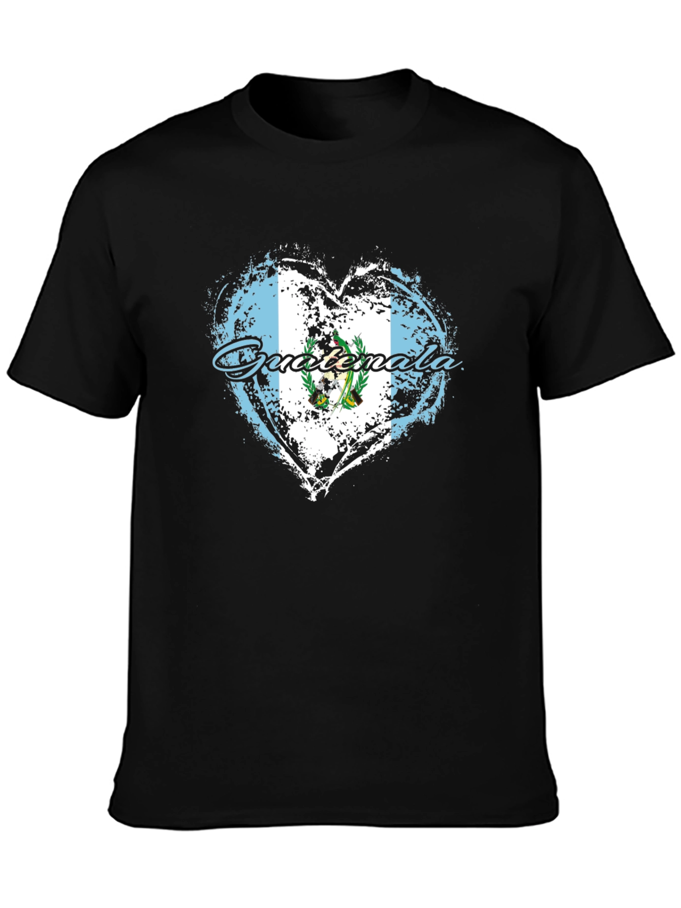 Guatemala Flag Heart T-Shirt