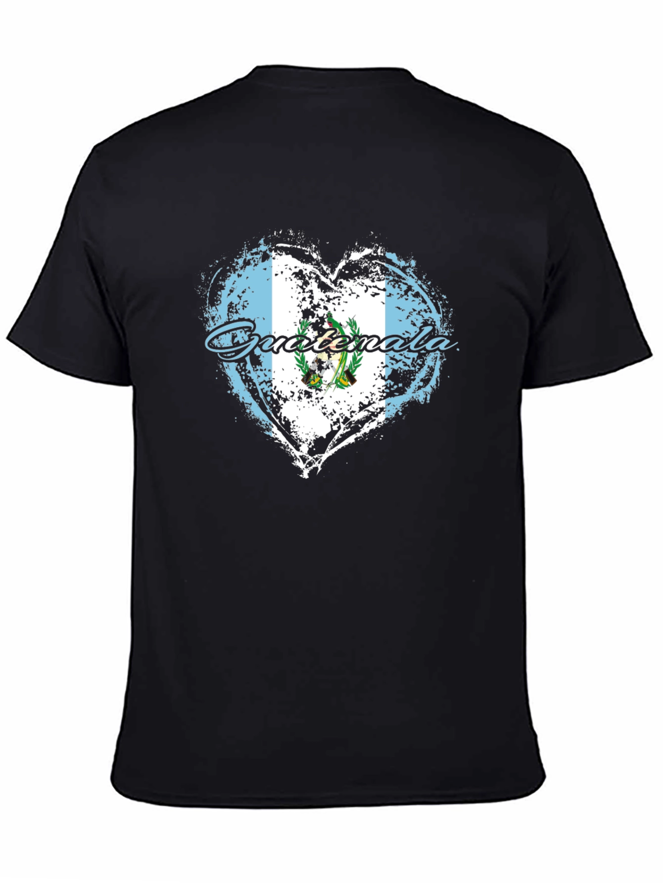 Guatemala Flag Heart T-Shirt