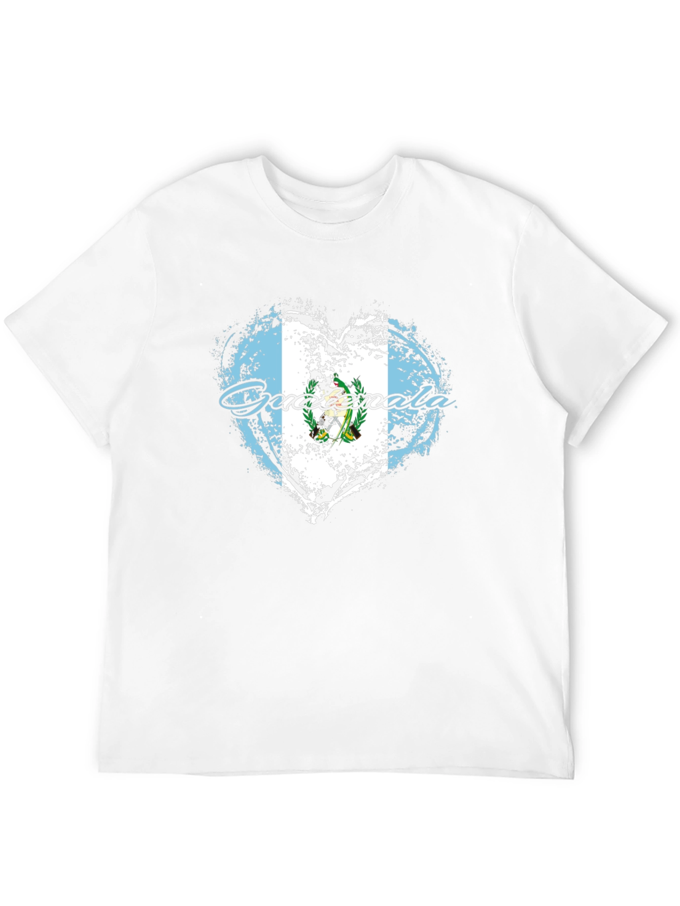 Guatemala Flag Heart T-Shirt