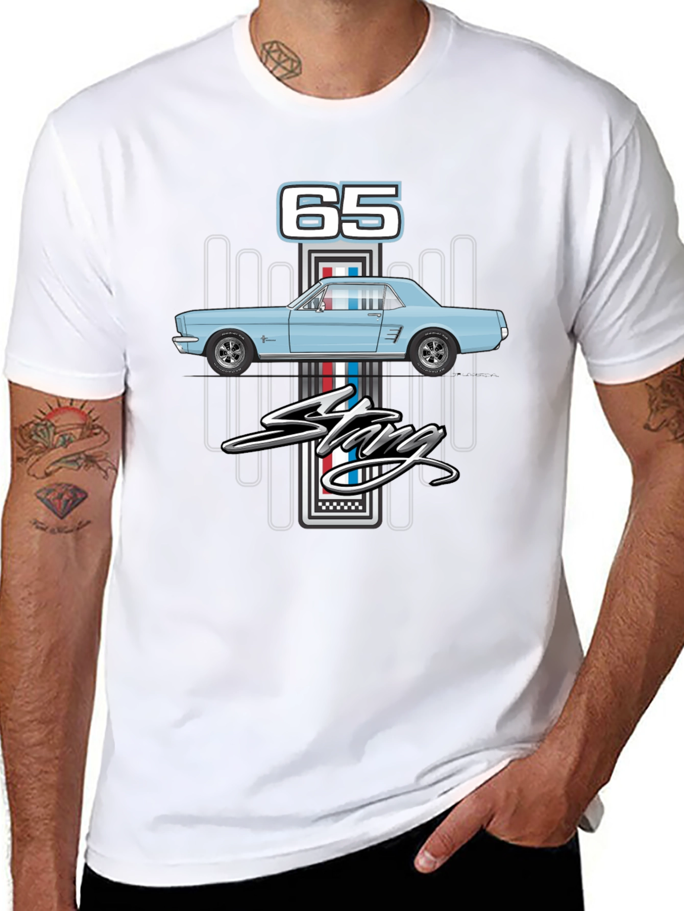 65 Mustang Graphic T-Shirt - Classic Car Apparel