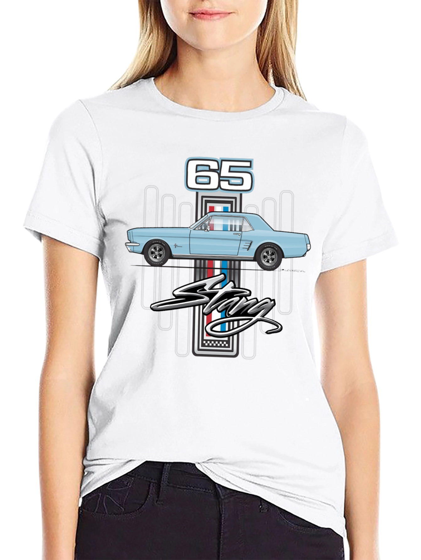 65 Mustang Graphic T-Shirt - Classic Car Apparel