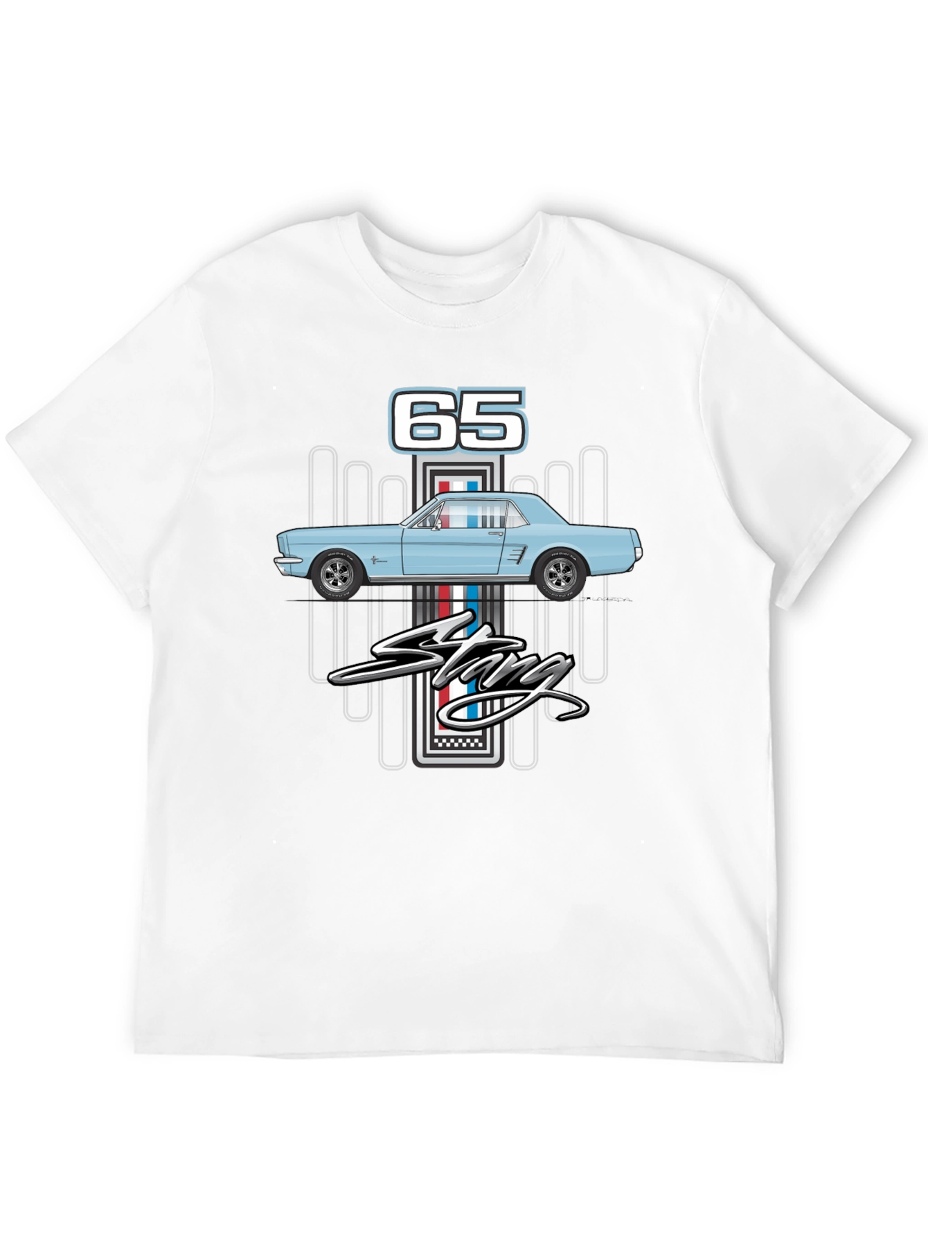 65 Mustang Graphic T-Shirt - Classic Car Apparel