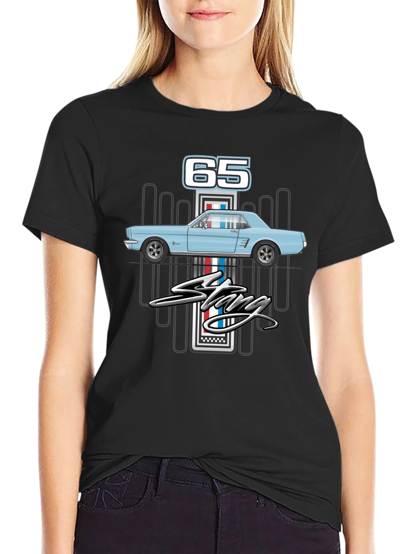 65 Mustang Graphic T-Shirt - Classic Car Apparel