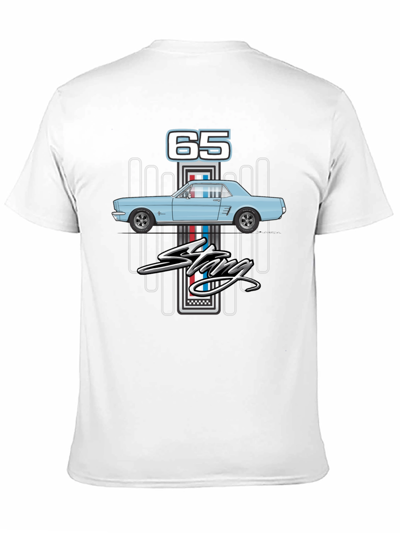 65 Mustang Graphic T-Shirt - Classic Car Apparel