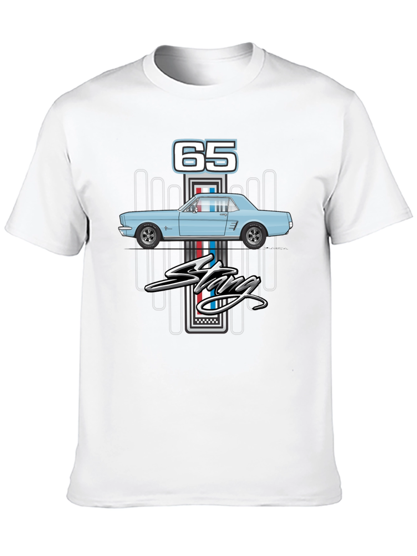 65 Mustang Graphic T-Shirt - Classic Car Apparel