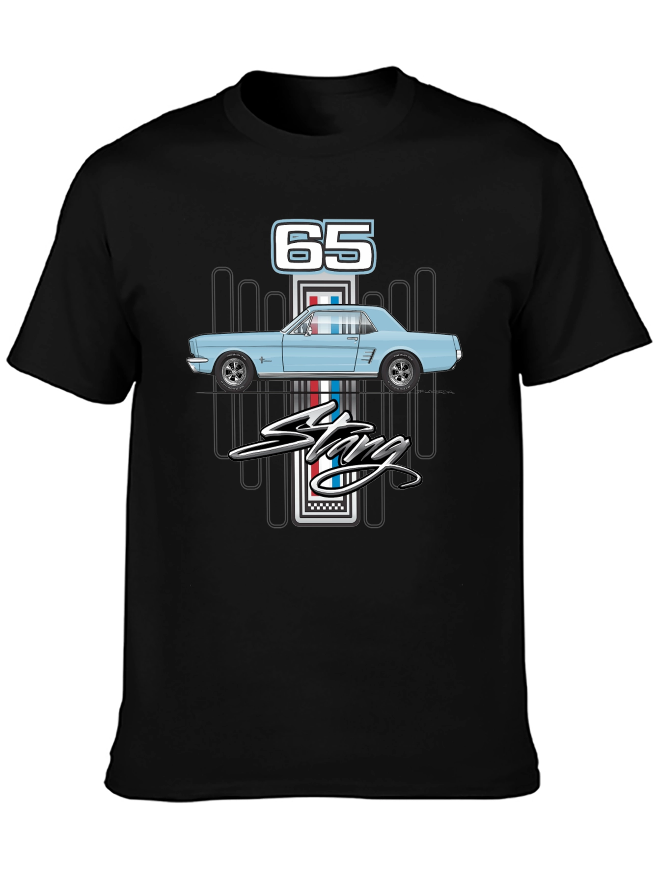65 Mustang Graphic T-Shirt - Classic Car Apparel