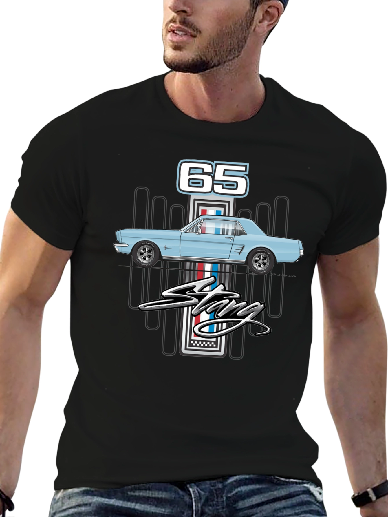 65 Mustang Graphic T-Shirt - Classic Car Apparel