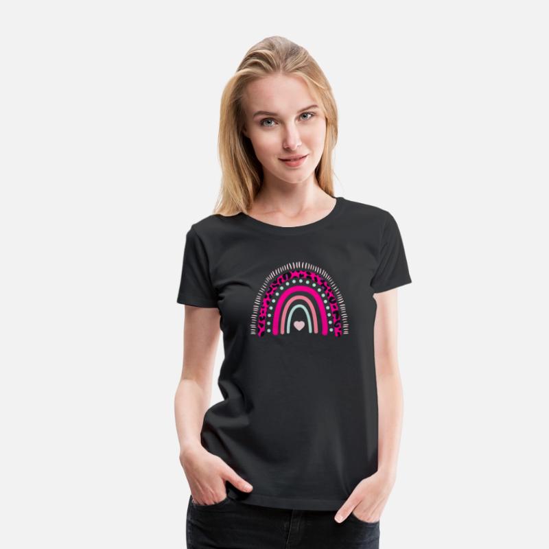 Rainbow boho bohemian kid baby leopard girl