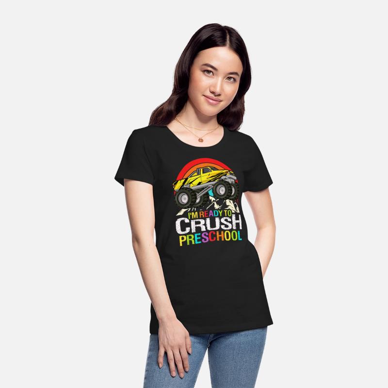 Ready To Crush Preschool Monster truck School Boys