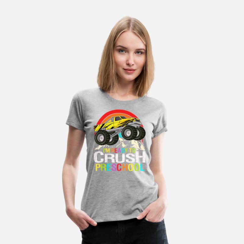 Ready To Crush Preschool Monster truck School Boys