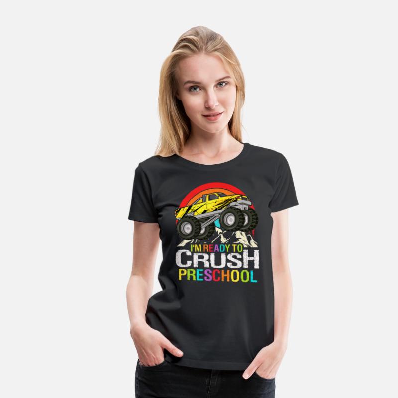 Ready To Crush Preschool Monster truck School Boys