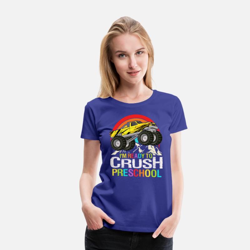 Ready To Crush Preschool Monster truck School Boys