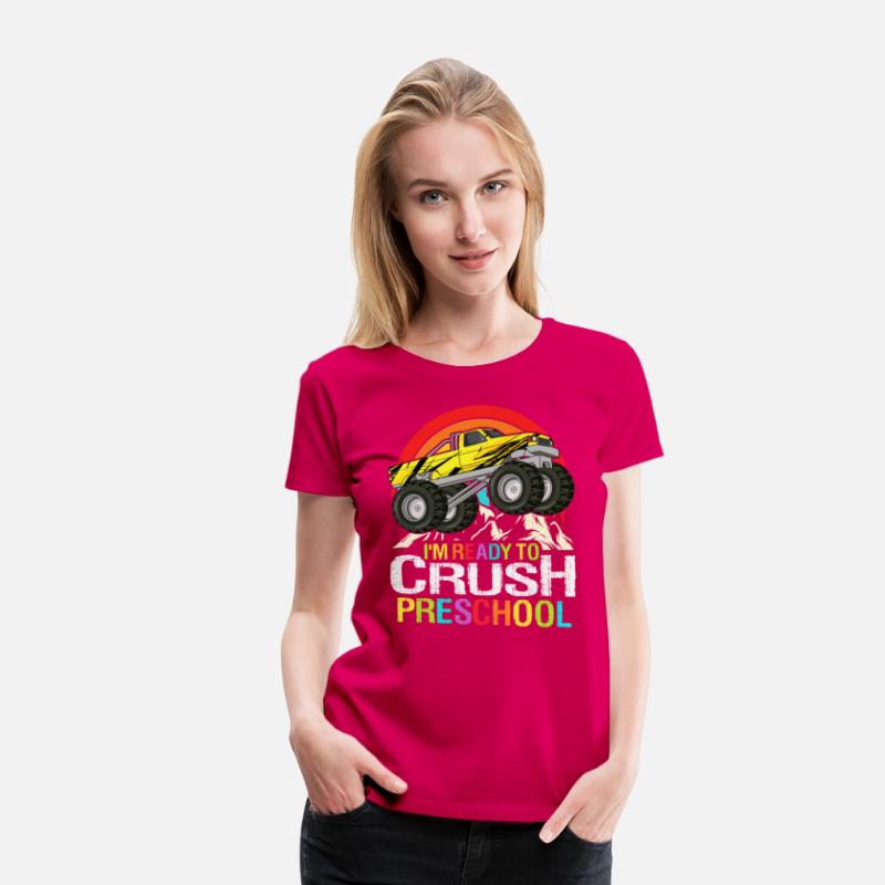 Ready To Crush Preschool Monster truck School Boys