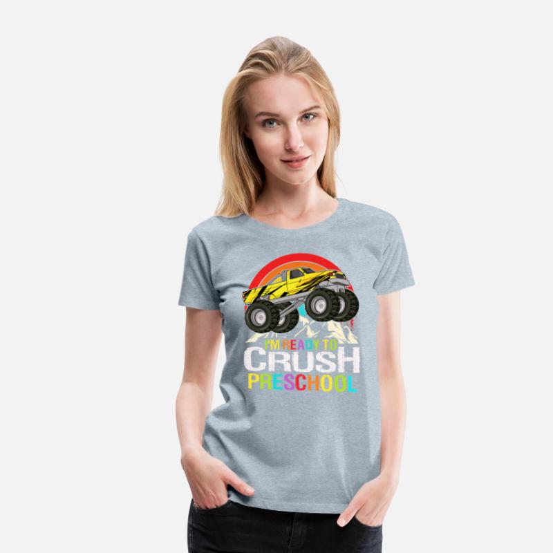 Ready To Crush Preschool Monster truck School Boys