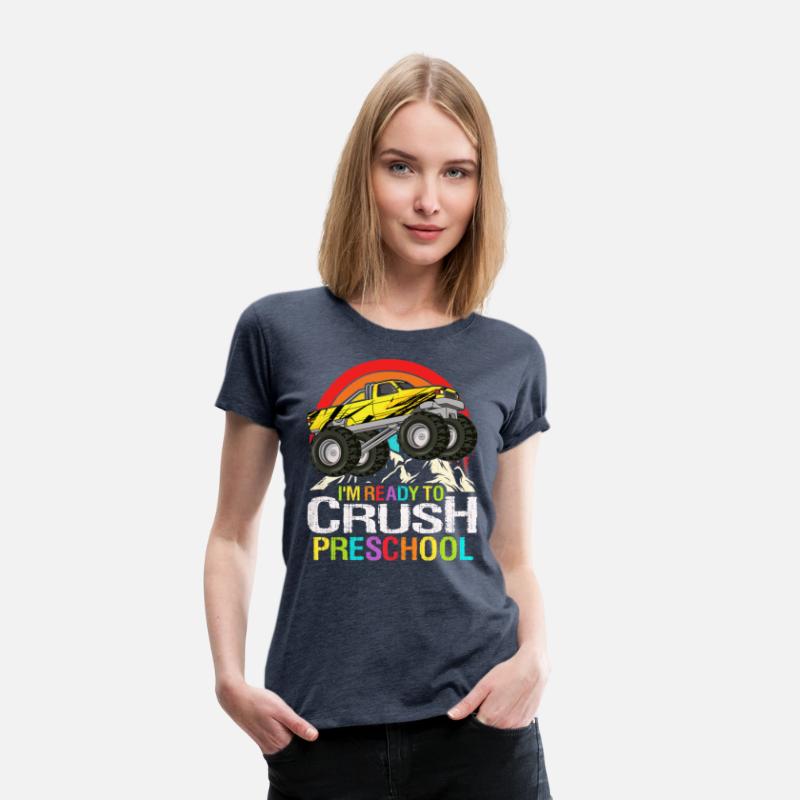 Ready To Crush Preschool Monster truck School Boys