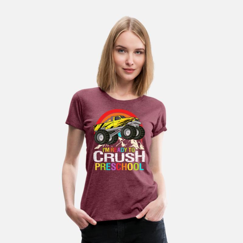 Ready To Crush Preschool Monster truck School Boys