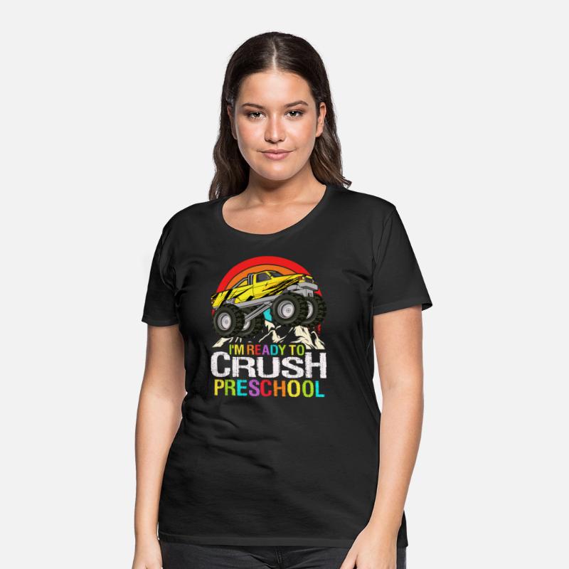 Ready To Crush Preschool Monster truck School Boys