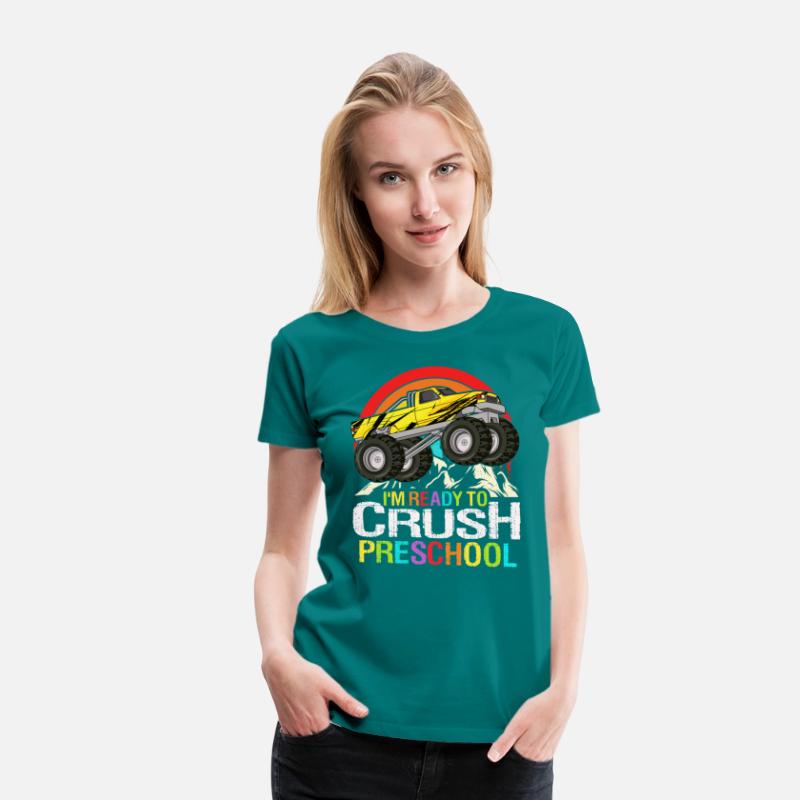 Ready To Crush Preschool Monster truck School Boys
